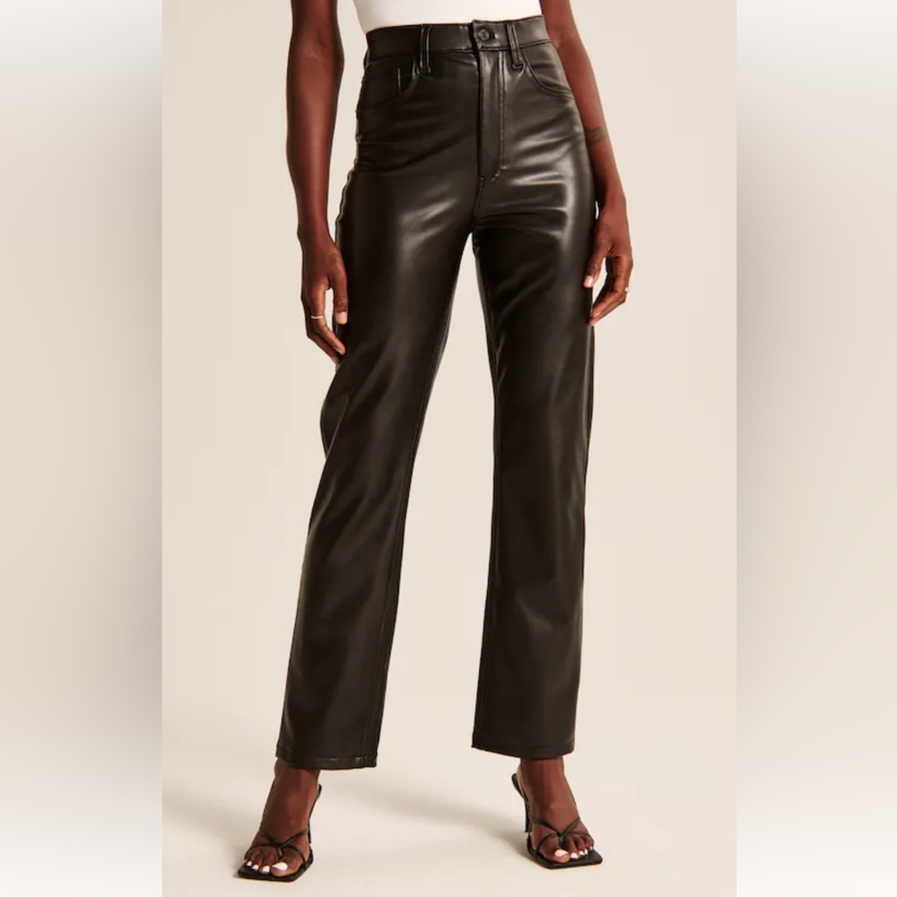 Abercrombie Vegan Leather Pants